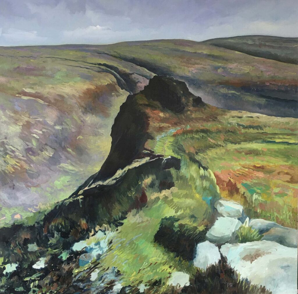 Dartmoor,Tavy-Cleave, oil on canvas, 80x80cm, £950